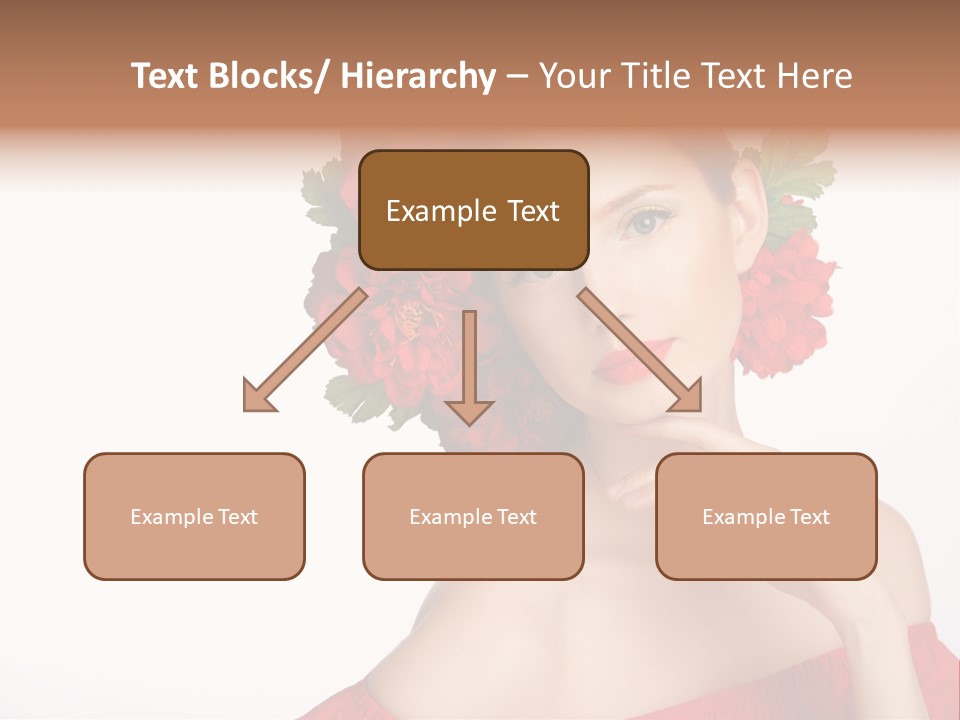 Box Beautiful Red PowerPoint Template
