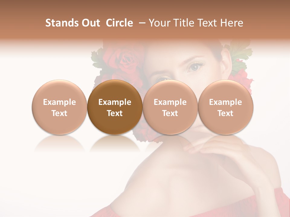 Box Beautiful Red PowerPoint Template