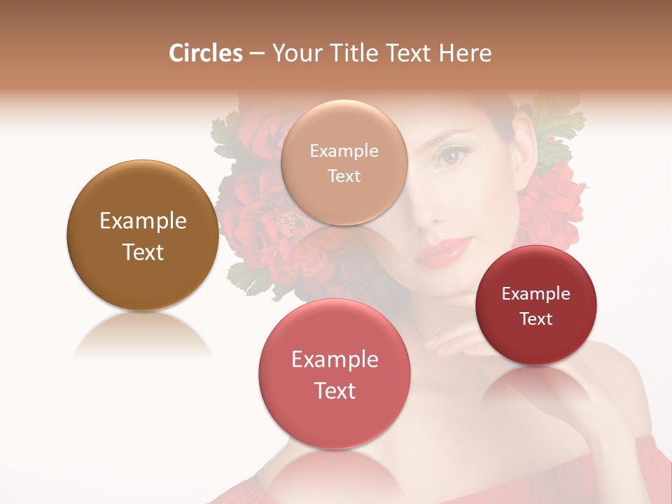 Box Beautiful Red PowerPoint Template