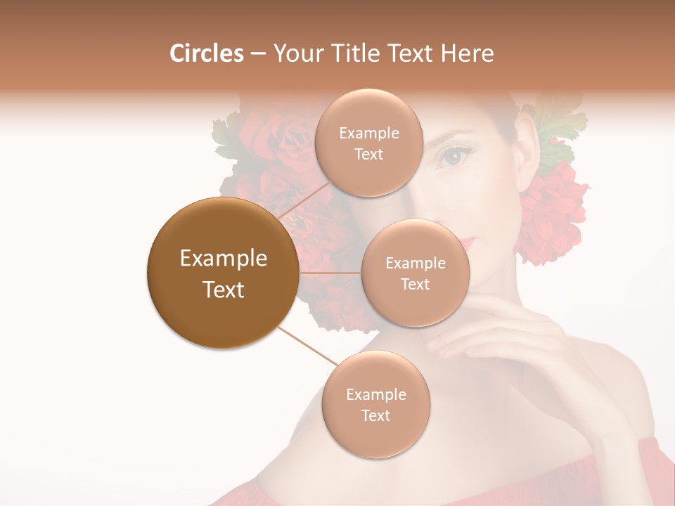 Box Beautiful Red PowerPoint Template