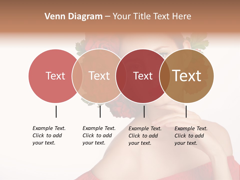Box Beautiful Red PowerPoint Template