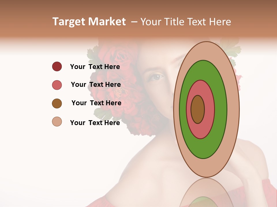 Box Beautiful Red PowerPoint Template