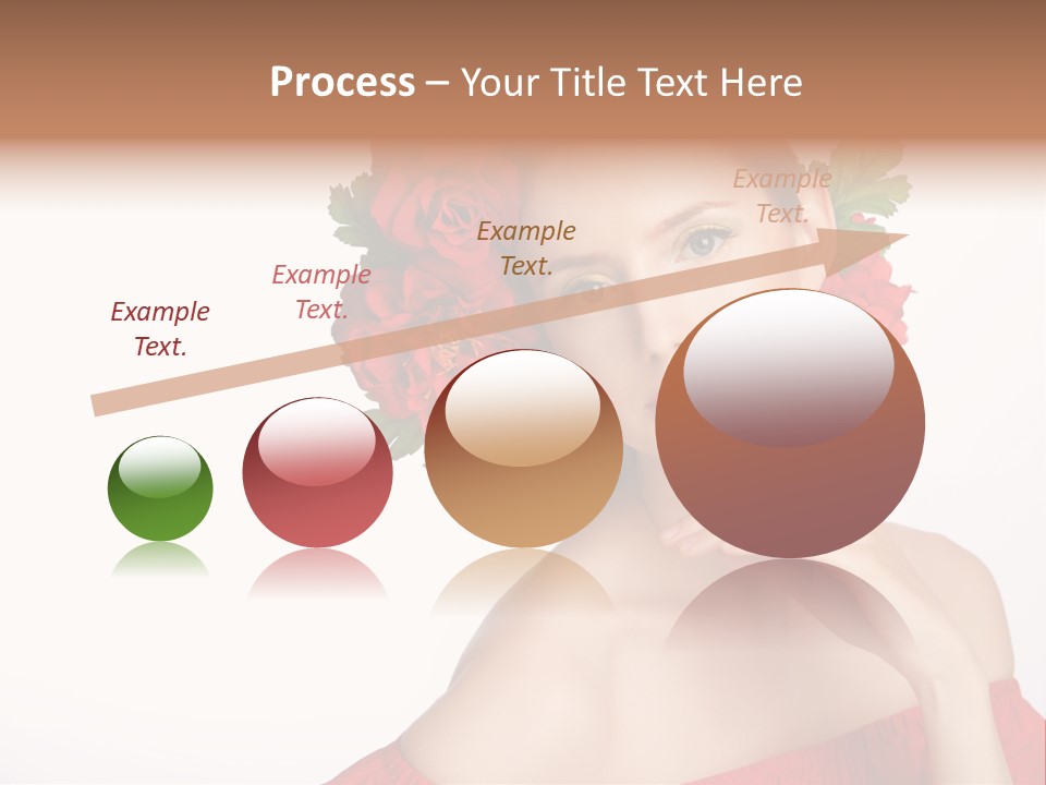 Box Beautiful Red PowerPoint Template