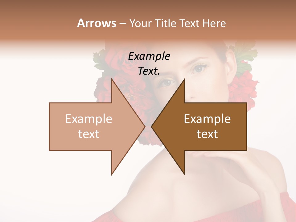 Box Beautiful Red PowerPoint Template