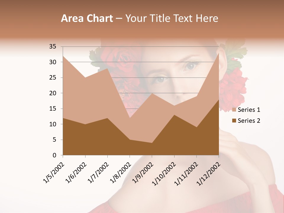 Box Beautiful Red PowerPoint Template