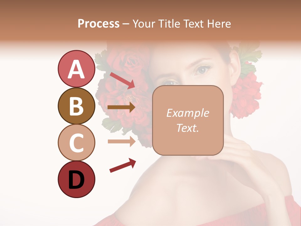 Box Beautiful Red PowerPoint Template