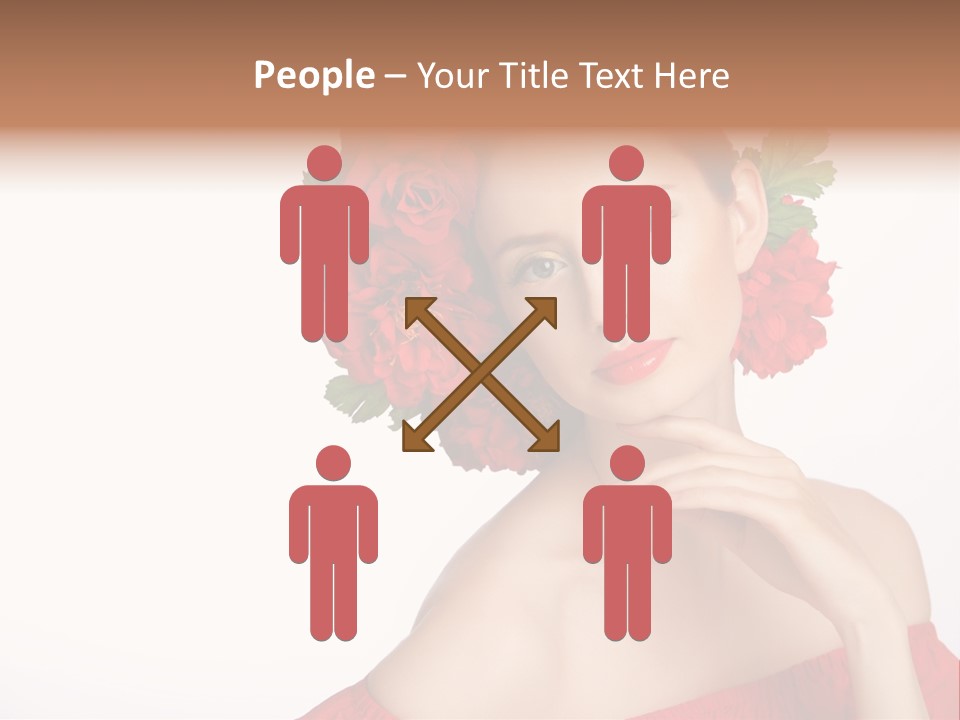 Box Beautiful Red PowerPoint Template