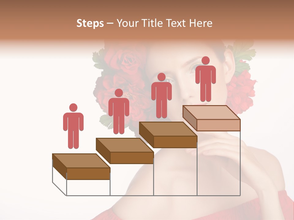 Box Beautiful Red PowerPoint Template