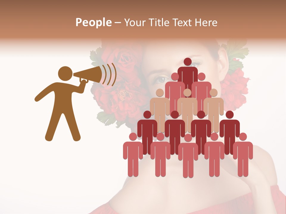 Box Beautiful Red PowerPoint Template