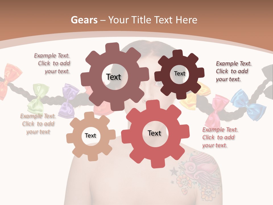 Smiling Beauty Box PowerPoint Template