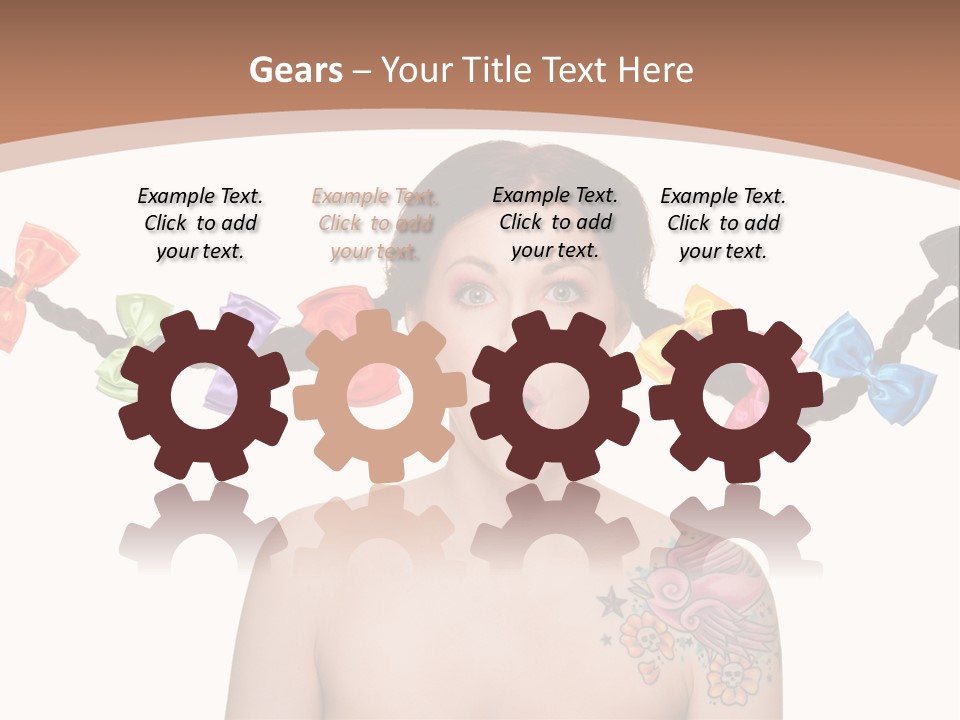 Smiling Beauty Box PowerPoint Template