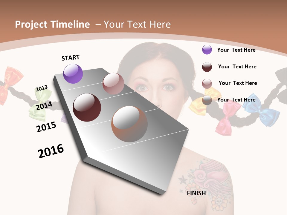 Smiling Beauty Box PowerPoint Template