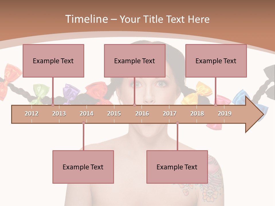 Smiling Beauty Box PowerPoint Template
