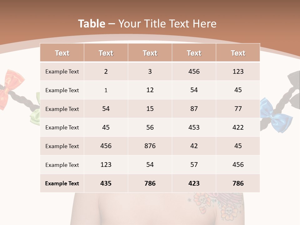 Smiling Beauty Box PowerPoint Template
