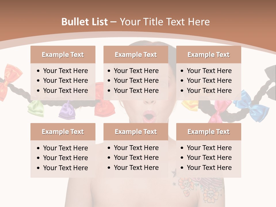 Smiling Beauty Box PowerPoint Template