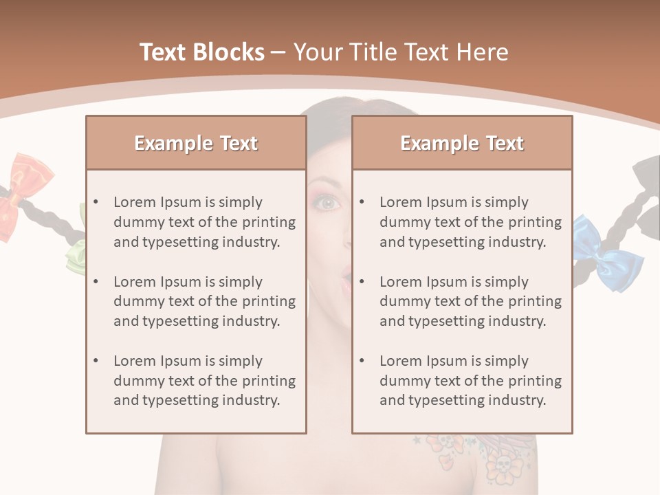 Smiling Beauty Box PowerPoint Template