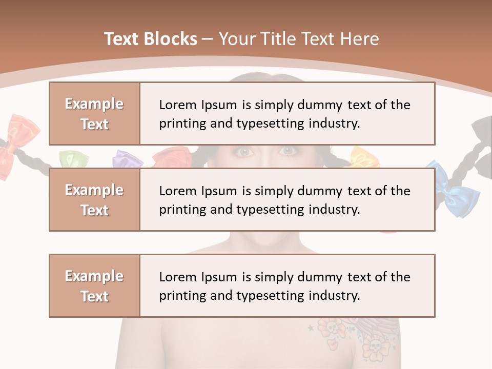 Smiling Beauty Box PowerPoint Template