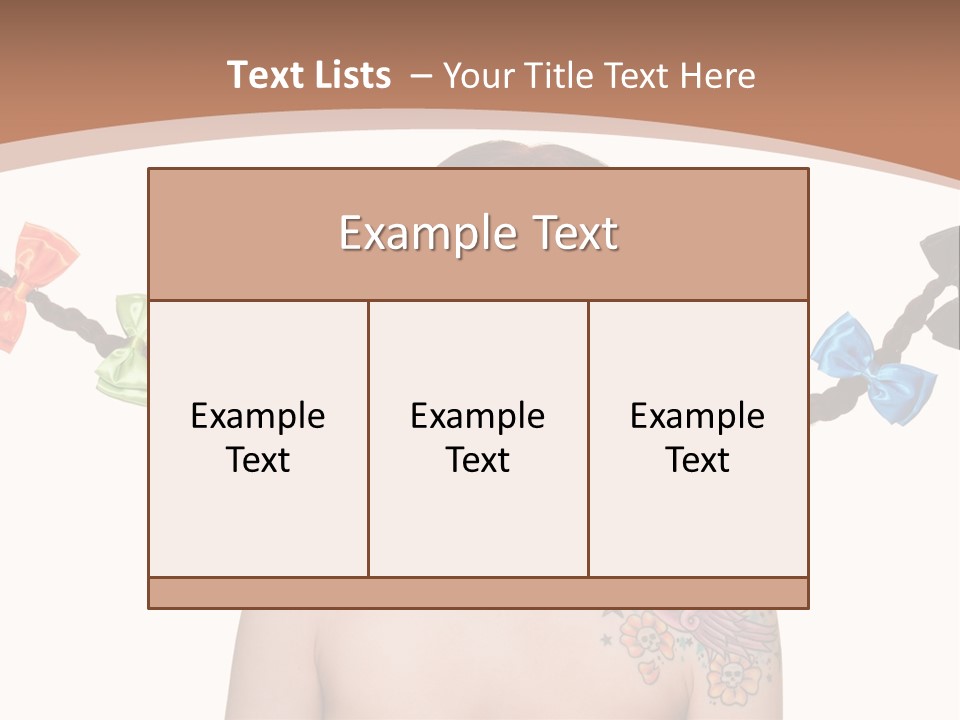 Smiling Beauty Box PowerPoint Template