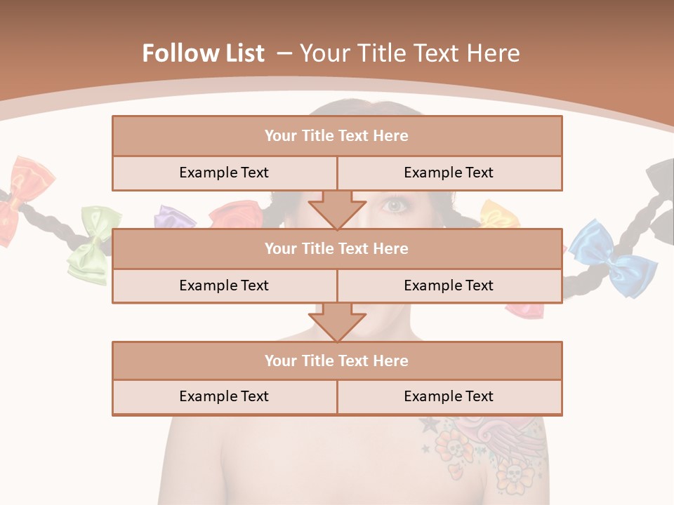 Smiling Beauty Box PowerPoint Template