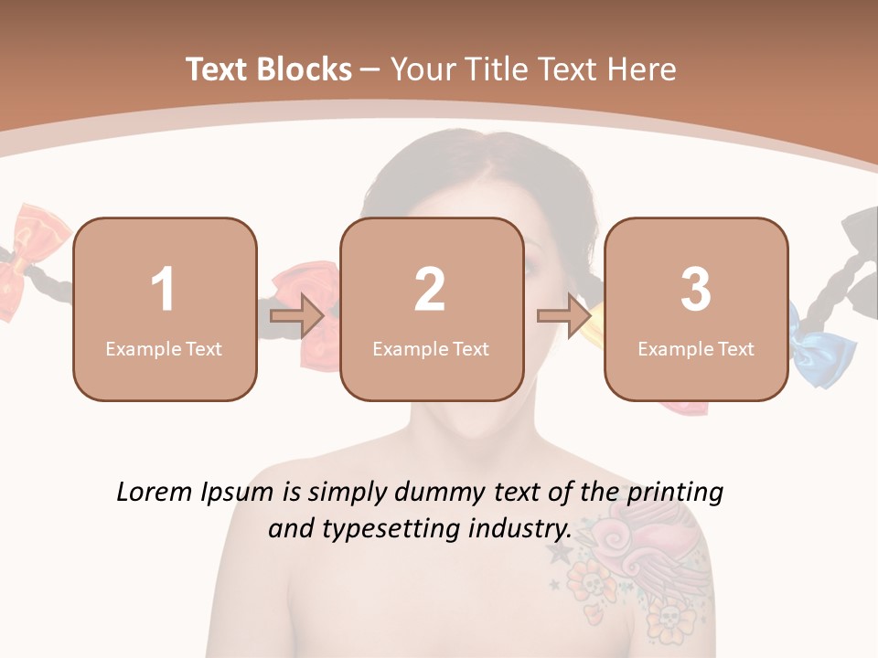 Smiling Beauty Box PowerPoint Template