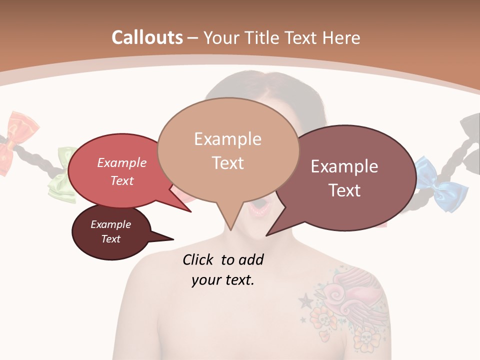 Smiling Beauty Box PowerPoint Template