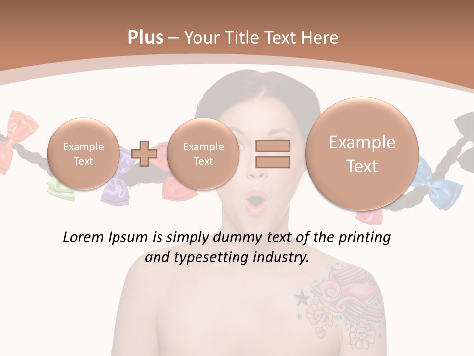 Smiling Beauty Box PowerPoint Template