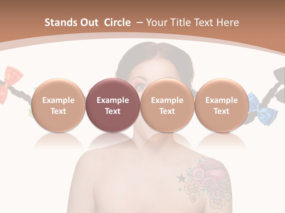 Smiling Beauty Box PowerPoint Template