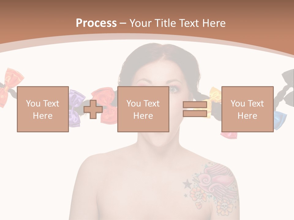 Smiling Beauty Box PowerPoint Template
