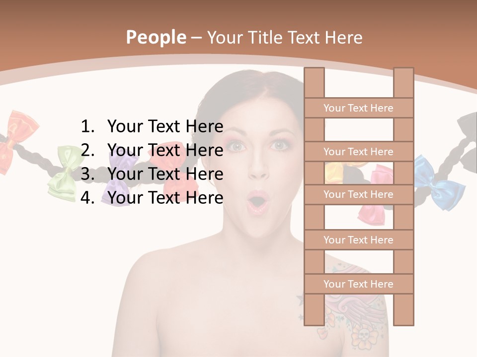 Smiling Beauty Box PowerPoint Template