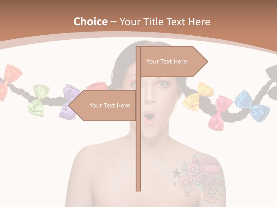 Smiling Beauty Box PowerPoint Template