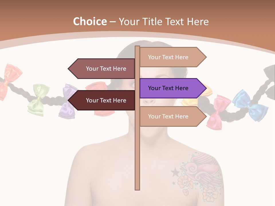 Smiling Beauty Box PowerPoint Template