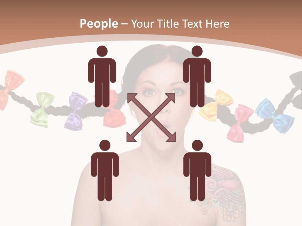 Smiling Beauty Box PowerPoint Template