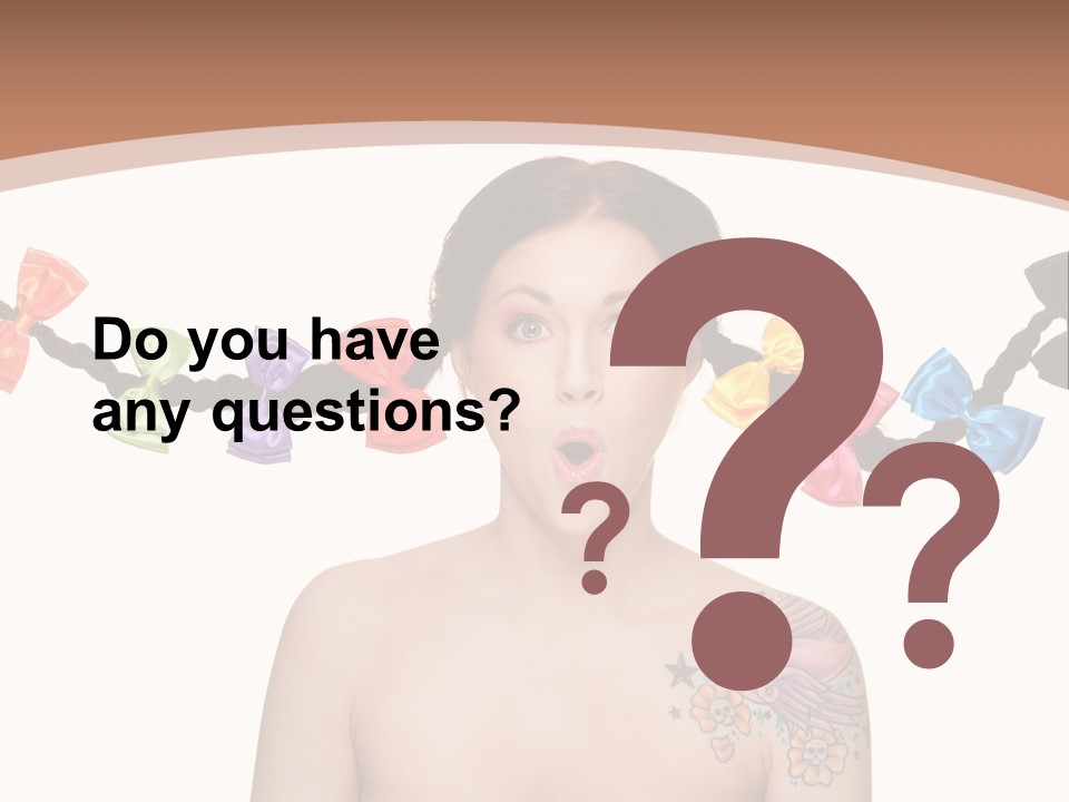 Smiling Beauty Box PowerPoint Template