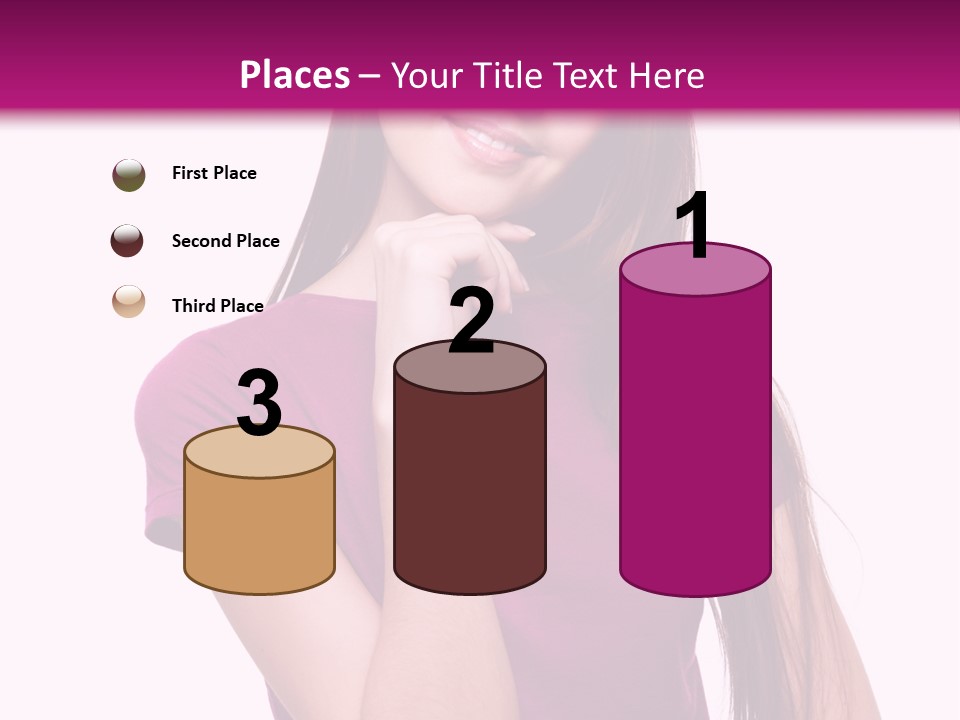 Beauty Friendship Smiling PowerPoint Template