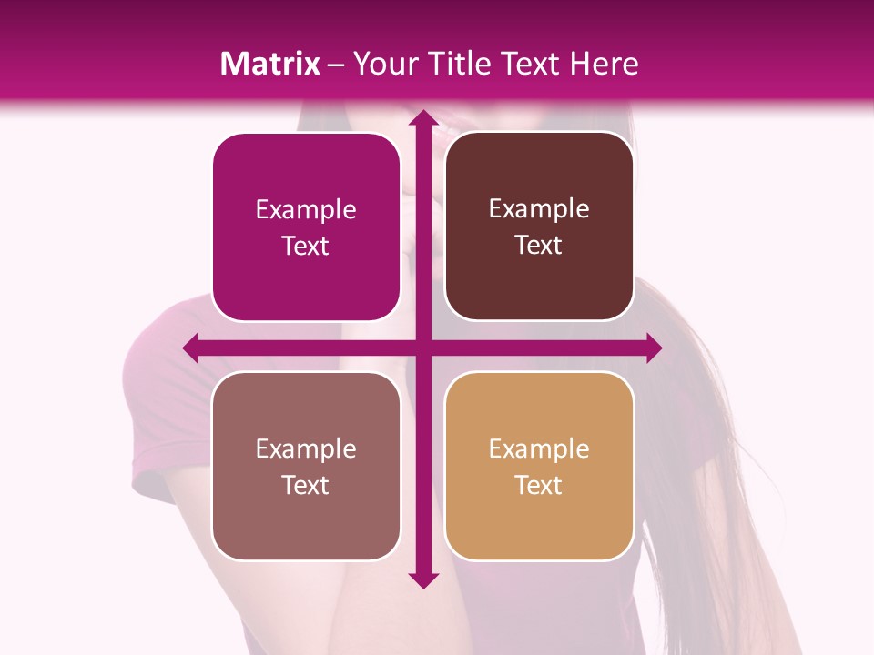 Beauty Friendship Smiling PowerPoint Template