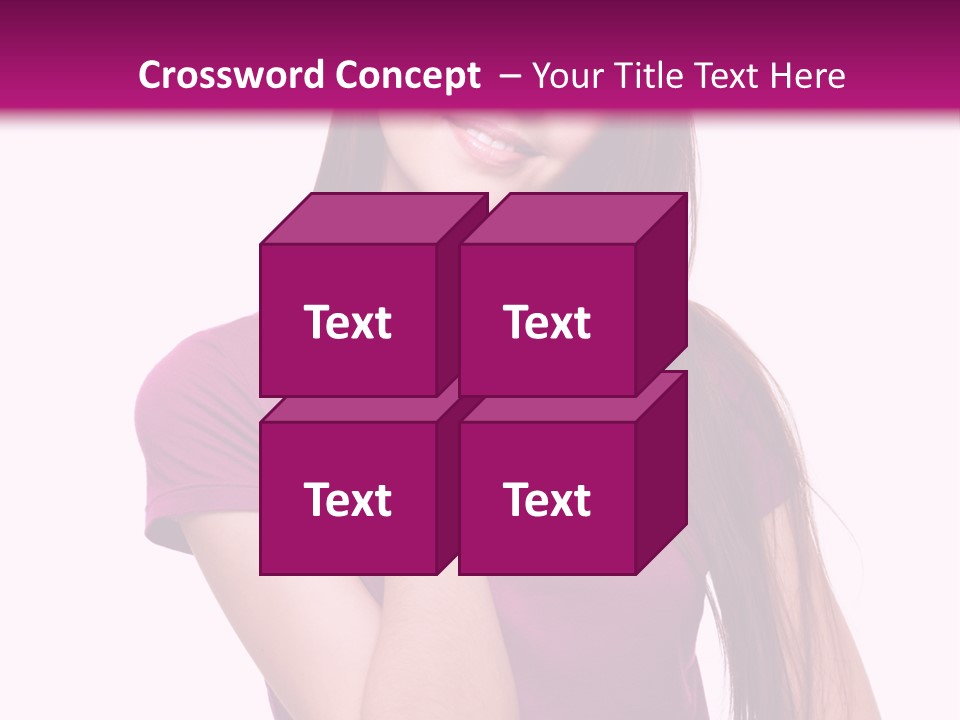 Beauty Friendship Smiling PowerPoint Template