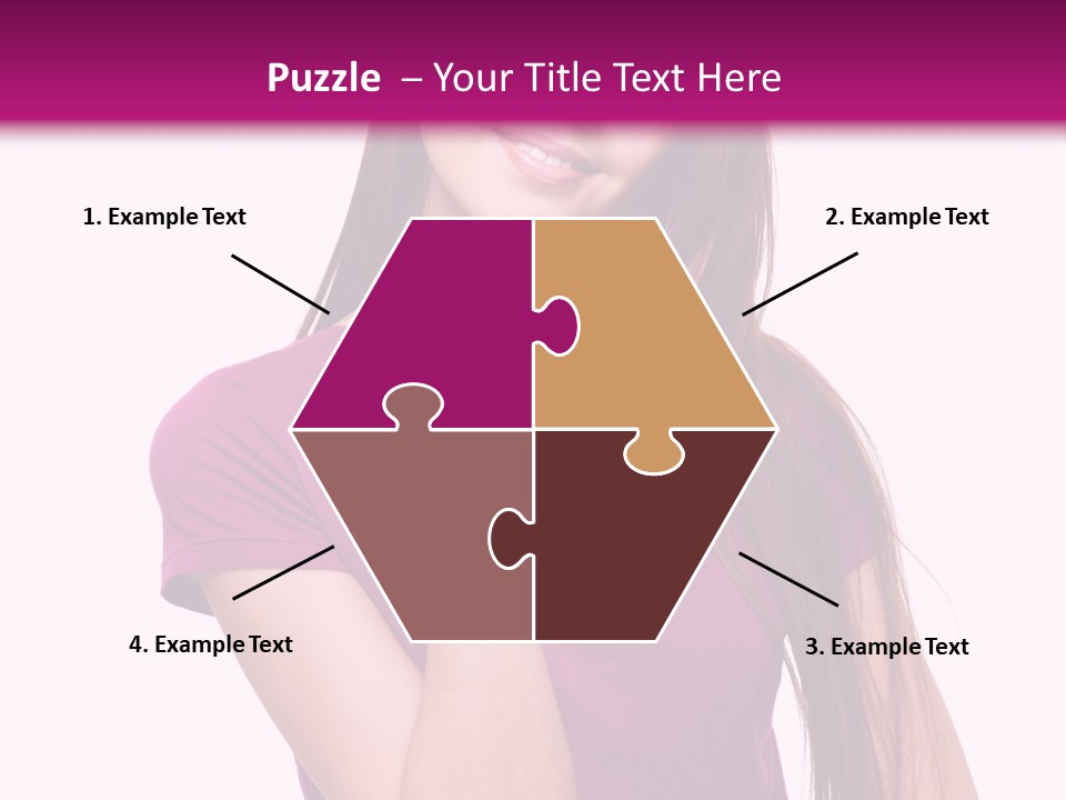 Beauty Friendship Smiling PowerPoint Template