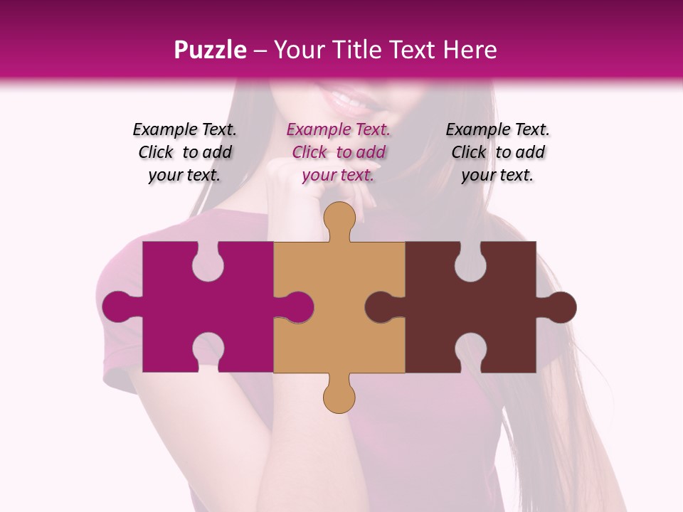 Beauty Friendship Smiling PowerPoint Template