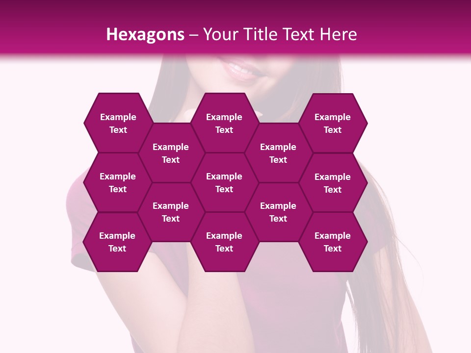 Beauty Friendship Smiling PowerPoint Template