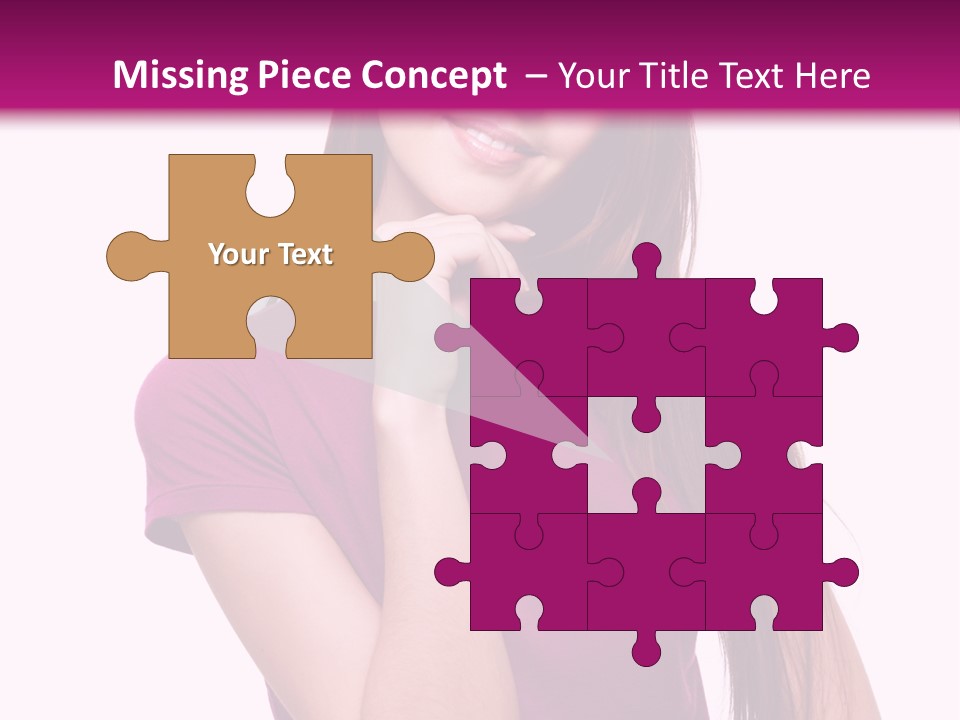 Beauty Friendship Smiling PowerPoint Template