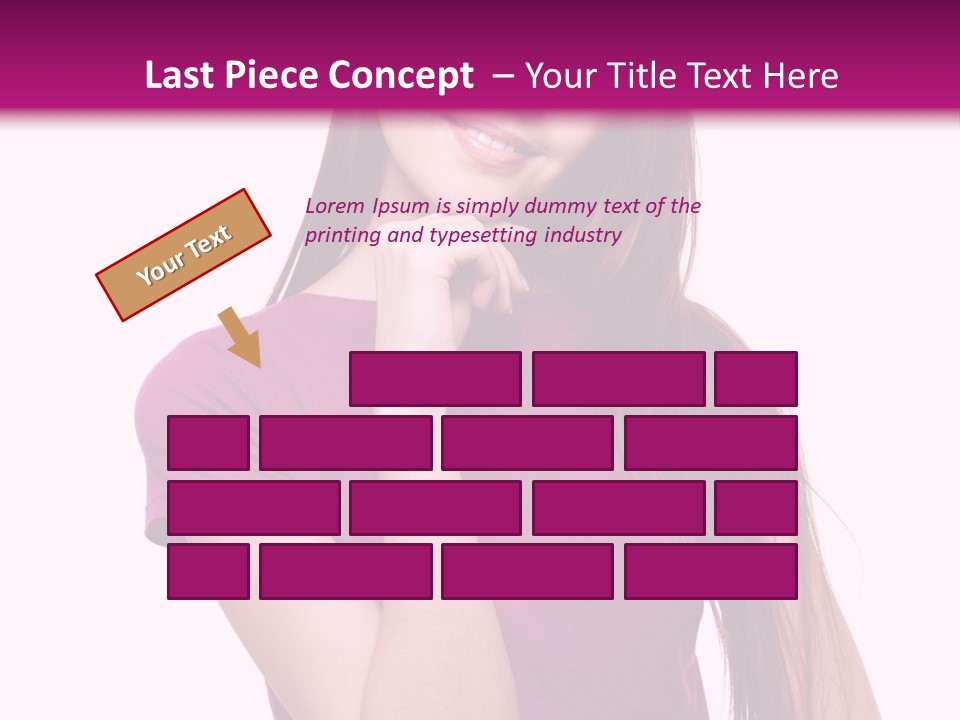 Beauty Friendship Smiling PowerPoint Template