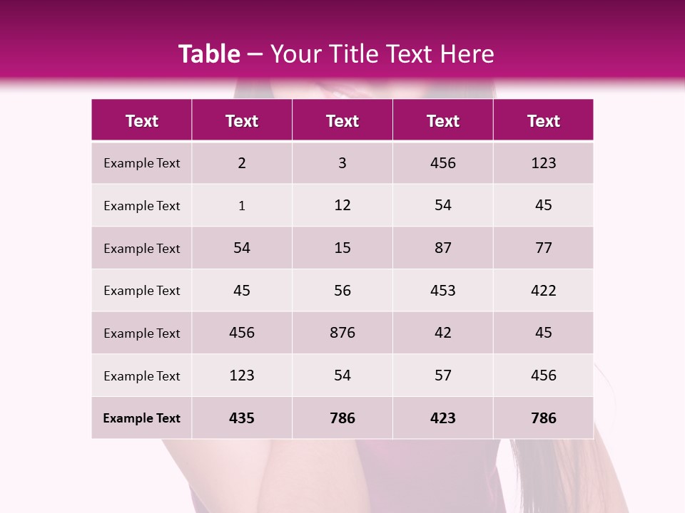 Beauty Friendship Smiling PowerPoint Template