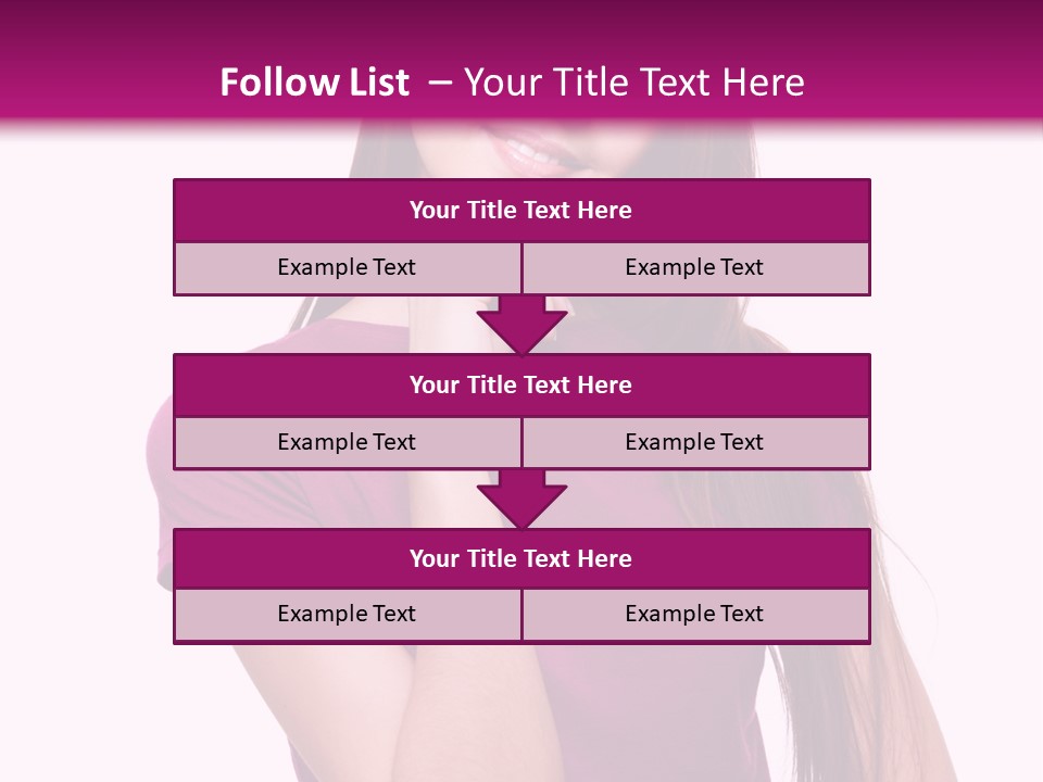 Beauty Friendship Smiling PowerPoint Template