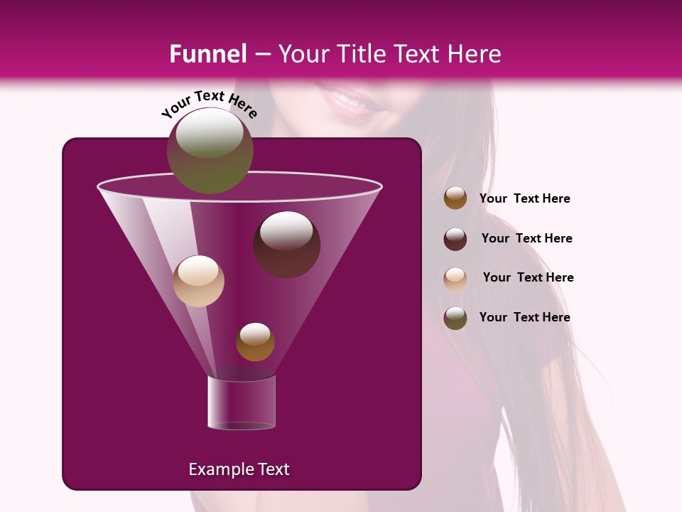 Beauty Friendship Smiling PowerPoint Template