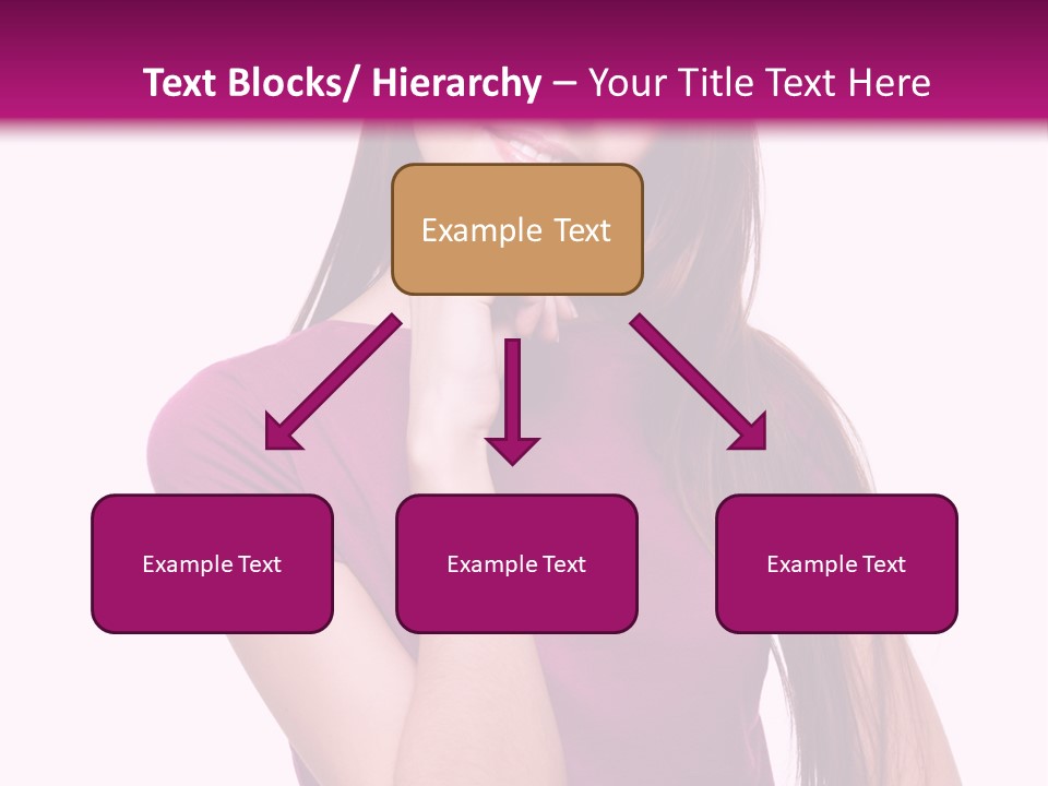 Beauty Friendship Smiling PowerPoint Template