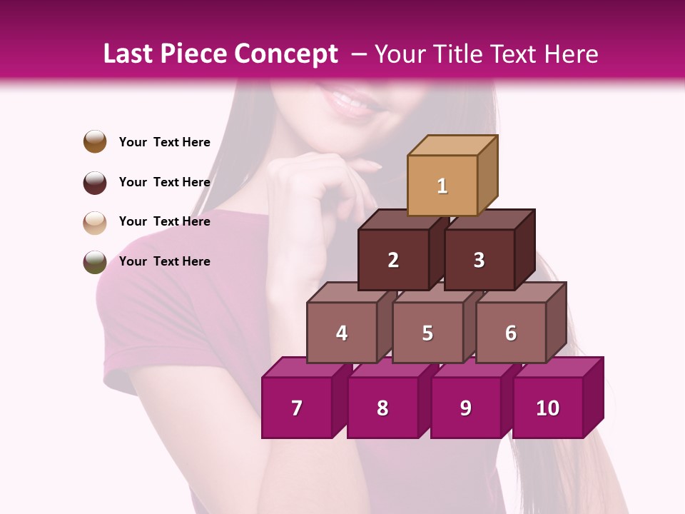 Beauty Friendship Smiling PowerPoint Template