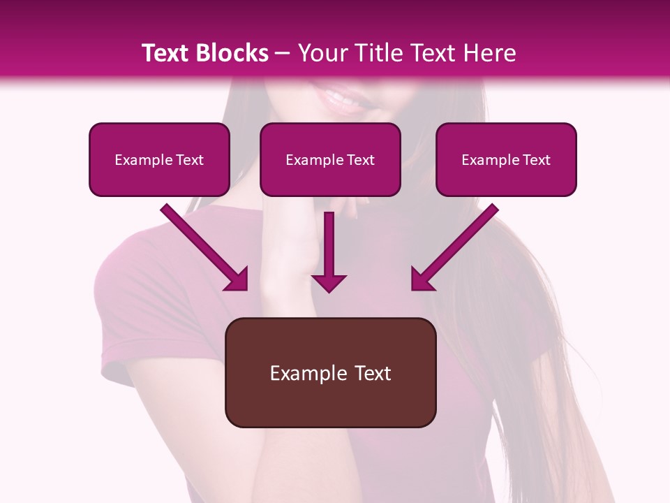 Beauty Friendship Smiling PowerPoint Template