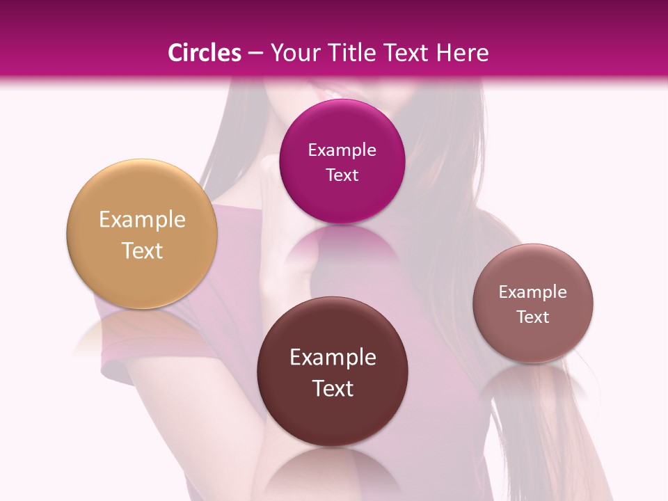 Beauty Friendship Smiling PowerPoint Template