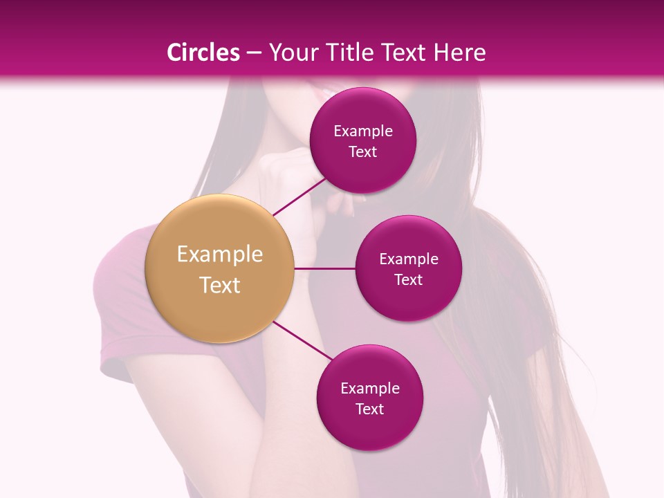 Beauty Friendship Smiling PowerPoint Template