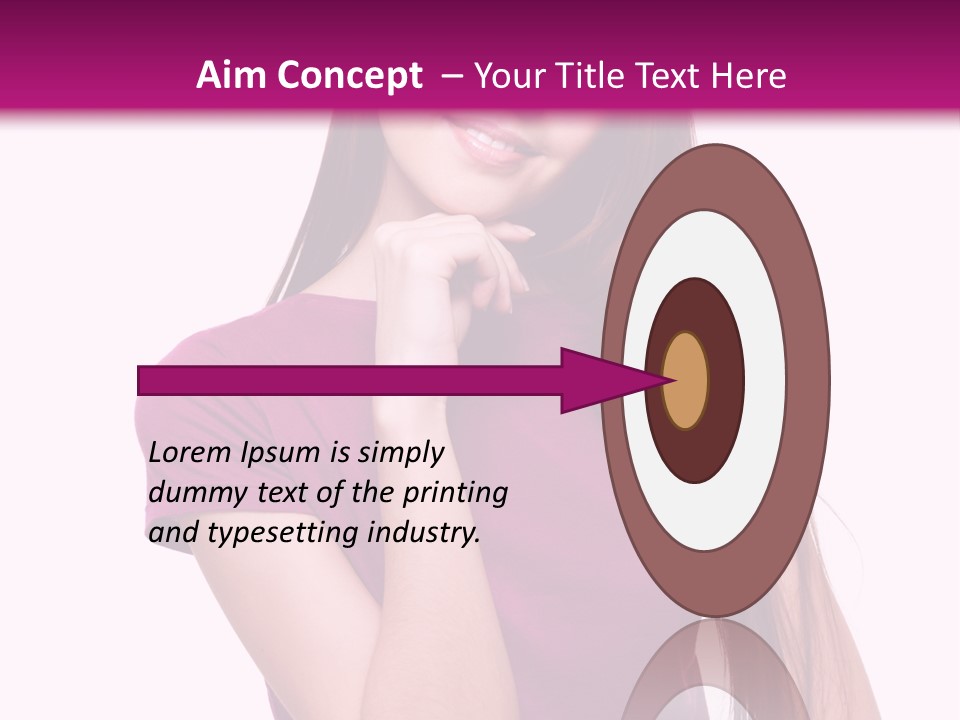 Beauty Friendship Smiling PowerPoint Template